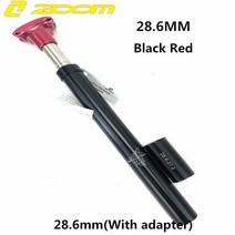 줌 서스펜션 시트 포스트 쇼크 업소버 댐핑 산악 자전거 자전거 시트 포스트 . . . . . . ., 28.6mm 블랙 레드
