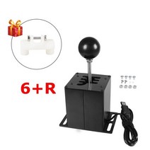 PC USB H 기어 시프터 로지텍 G27 G29 G25 G920 Thrustmaster T300RS/GT 시프트 노브 ETS2 simlacing 레이싱 게임용, 1.6 R