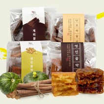 김규흔 한과 명인 꿀약과 (띠지형) 100g 4종 세트 (꿀 계피 생강 단호박)