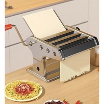 가정용 제면기 면 뽑는 기계 칼국수 자가제면 걸이포함 3칼 제조기 스테인리스, 단품