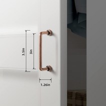 고가구 고가구장식장 고가구인테리어 황동 캐비닛 손잡이 앤티크 청동 서랍 아연 합금 솔리드 레트로 바, 14 AE-192mm_02 1 pc