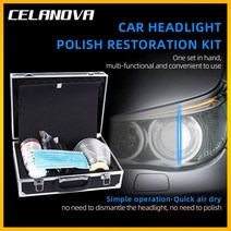 복원Car Headlight Polish restoration Kit Chemical polishing cleaning 800ML liquid For Citroen C3 4 5, 한개옵션0