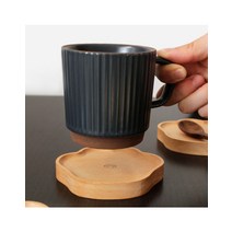 베어풋 우드코스터 컵받침 2p세트 티코스터 잔받침