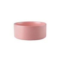 반려동물 레인볼 도자기 식기 L, 핑크, 1개