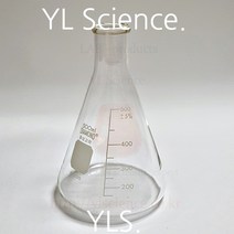 (YLS) 삼각플라스크 DIAMOND 3L 5L Erlenmeyer Flask 동성플라스크 동성삼각플라스크 유리실험도구 유리실험기구, 3L (3000ml)