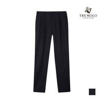 인디안 TREMOLO 네이비 폴리 혼방 드레이프 슬랙스_TRBDLTZ8261