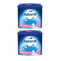 압타밀 독일 팔로우 온 분유 이브닝 2단계 400g 2팩 6개월 이상 Aptamil Follow-on milk 2 evening bottles