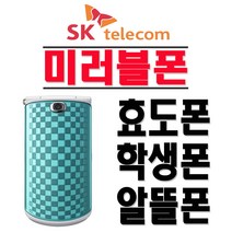 삼성전자 SCH-W890 미러볼폰 효도폰 학생폰 알뜰폰 SKT 2G 3G 폴더폰 공기계, SKT-색상랜덤발송-(중고-상)+충전기