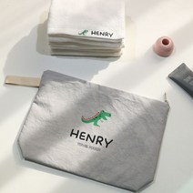 세맘스 주문제작 어린이집수건+파우치, BIG수건파우치, 티라노
