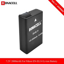 2000mAh EN-EL14 EN-EL14A ENEL14 니콘 D3100 D3200 D3300 D3400 D3500 D5600 D5100 D5200 P7000 + LCD 배터리 충, CHINA_1 Picec Battery