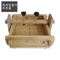 집에서 두부만들기 원목틀 두부틀 누름판 두부압축기, F, 1개