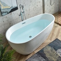 이동식 욕조 독립형 욕실 호텔 간이 수입 아크릴 교체, 1.3m, B.욕조 + 실버 수전