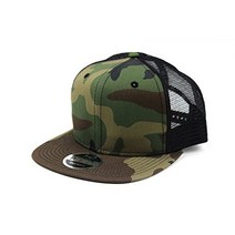NEW ERA (뉴 에라) 캡 메쉬 9FIFTY ORIGINAL FIT 우드 랜드 오리 / 블랙 카모후라 위장 무늬 FREE (사이