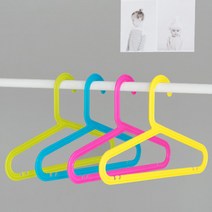 마켓비 CONEY 어린이옷걸이 10팩 KS1015/LDR, 옐로우