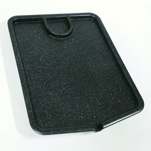 풍년주방 사중 사각구이판 (나뭇결모양) (고기불판 삼겹살불판 갈비불판 가스용불판 코팅불판 주물판) (부르스타 일구렌지 사용가능), 1개, 사각구이판(중)