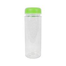 플러스샵 심플 휴대용 보틀 6색상 플라스틱 물병 1개입 500ml, 연두(6개)