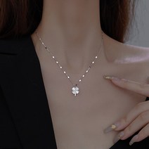 Ssysomey 실버925 14k 로즈골드 18K도금 목걸이 고품격 디자인 순은 목걸이