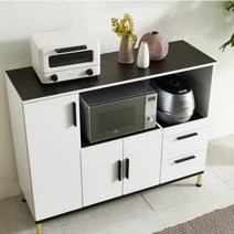 Sunshine 주방선반장 렌지대서랍장 주방 그릇장 정리장 1200, 멀바우