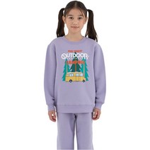 아웃도어 프로덕츠 키즈 긴소매 크루 - 퍼플 130