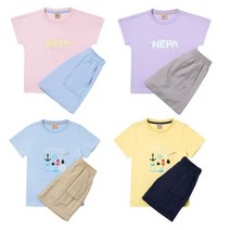 23시즌 네파 키즈 상하의 세트 아동 여아 남아 초등 여름 캐주얼 티셔츠 바지