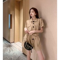 브이핏 PRD 코튼 숏 점프 수트