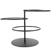 3단철제 원형진열대