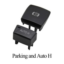 브레이크 패드 블랙 레드 자동차 핸드 주차 P 버튼 스위치 커버 교체 BMW X5 X6 E70 E71 E72, 3.Parking and Auto