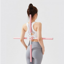스트레칭봉 거북목 굽은등 교정 십자봉, 블루