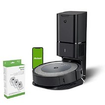 iRobot Roomba i3+ EVO (3550) 자동 비우기 로봇 청소기 애완동물 털 카펫 i3+에 이상적, i3+ w/ 클린 베이스 백 3팩