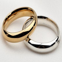 은비나리 여성 은반지 4mm 925실버 유/무광 엥게이지 골드 핑크골드 (4색) 실버반지 순은 링 반지