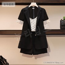 여성 세트 봄여름 정장 반바지 캐주얼 쓰리피스 뉴타임즈 K199L615