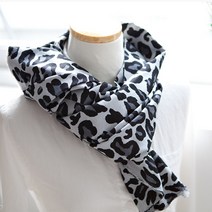 릴리패브릭 옥스포드 호피무늬 그레이 원단 천, SH0001 그레이