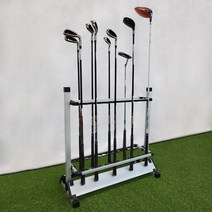슈와츠코리아 골프채정리 진열 거치대 골프채수납선반 필드용품 다이, 실버