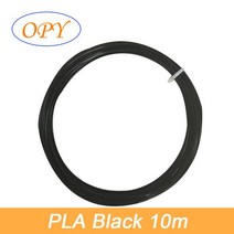 3D프린터필라멘트 3d 인쇄 펜 소재 우드 대리석 실크 필라멘트 10 m 1.75mm rohs 인상적인 질량 열가소성, PLA Black 10m