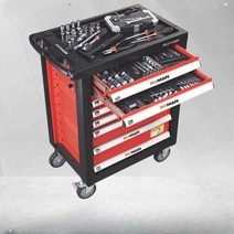 부품 서랍카트 툴 카센터 공구차 정비 연장 캐리어, 6단 도구카트(소3+중2+대1)