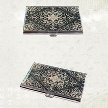 나전 자개 명함 케이스 다이아당초 흑백 외국인 선물