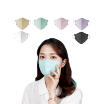 헬스키퍼 에어 air 20매 박스포장/사계절 마스크 핑크 민트 퍼플 베이지 블랙 화이트 새부리형, 특대형 (XL), 1개