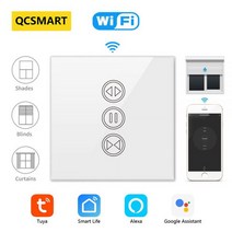 Tuya 스마트 라이프 와이파이 커튼 스위치 전동 블라인드 롤러 셔터 구글 홈 알렉사 음성 제어
