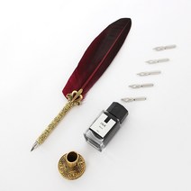 딥펜 깃털펜 만년필 펜꽂이 세트 잉크 깃털, 상세 참조, 상세 참조