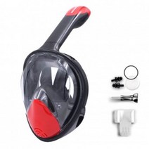 BLX949376물놀이용품 스노클링 스노쿨링 블랙레드 마스크, KS20-A1성인용-블랙레드-SM