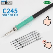 용접엘보유니버설 JBC C245 납땜 인두 팁 T245-A 핸들 용접 노즐 그립 st와 호환 가능, 01 160w_10 c245-966