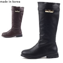 금속장식 아동 여아 키즈 주니어 내피털 롱부츠 여아워커 키즈털신발