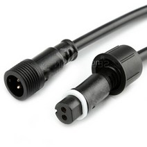 방수커넥터 2Px0.75 서큘라 몰딩 전선연결 방수케이블, 단품