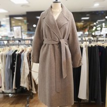 트렌드컬렉션 가볍고 부드러운 핸드메이드 소매장식 A라인 HM COAT 동아쇼핑점 TRJW21102
