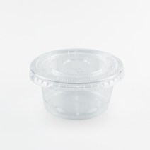 3.25온스 소스컵 용기 500개 뚜껑 500개 세트, 1개