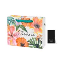 27리빙 선물 쇼핑백 10p+감사 스티커 10p, 특대, 01.Gloruous 빈티지 숲