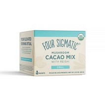 4개의 Sigmatic 버섯 핫 카카오 믹스와 Reishi 달콤한 계피 10 패킷