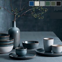 포르투갈 그릇 세트 2인, 데님 (2p), 포르투갈_파스타볼