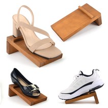 클래식 나무 원목 감성 매장 가게 신발 진열 받침 거치 대 운동화 경사형 디피 디스플레이 쇼 케이스 논슬립 매대 인테리어 용 판매점 광고 홍보 심플한 튼튼한 선반 잡화 멀티 샵