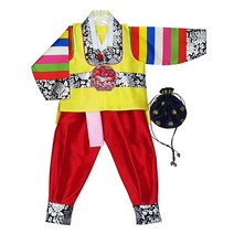 고급색동동자동녀옷, 동녀